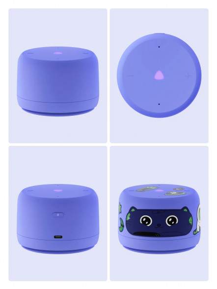 Умная колонка Яндекс Станция Лайт 2 с Алисой на YaGPT (без часов), фиолетовая в Челябинске