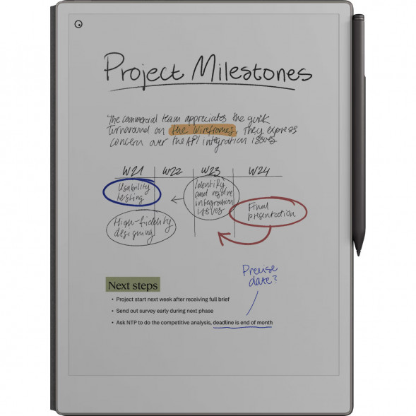 Графический планшет reMarkable Paper Pro + Стилус MarkerPlus + Чехол Book Folio Pro (Basalt) в Челябинске