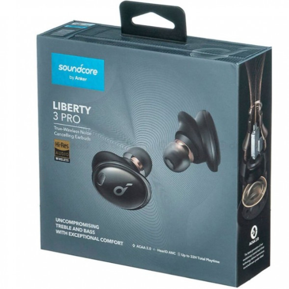Беспроводные наушники Anker Soundcore Liberty 3 Pro, черный в Челябинске