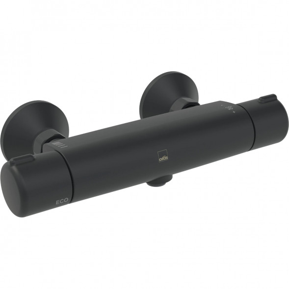 Термостатический смеситель для душа Oras Nova (7460-33), матовый чёрный в Челябинске