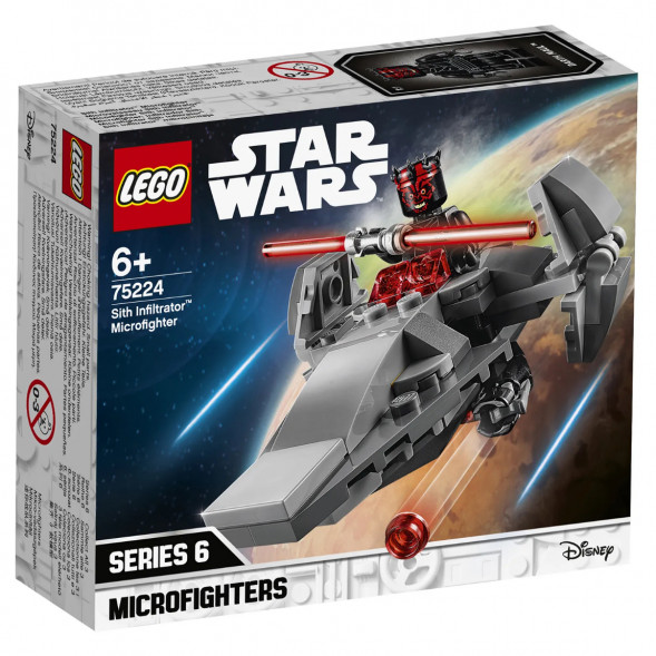 Конструктор LEGO Star Wars 75224 Микрофайтеры Корабль-лазутчик ситхов в Челябинске