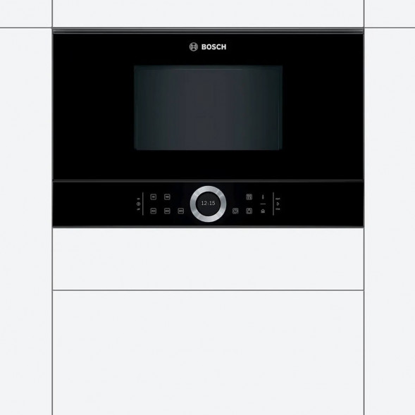 Встраиваемая микроволновая печь Bosch BFR634GB1, черный в Челябинске