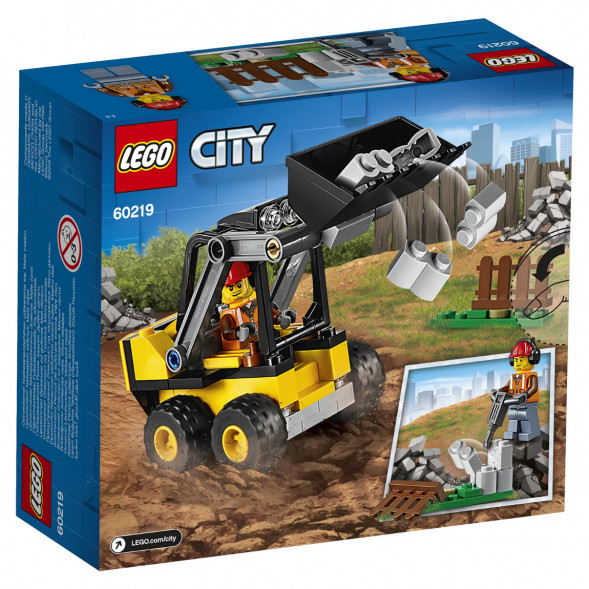 Конструктор LEGO City Great Vehicles 60219 Строительный погрузчик в Челябинске
