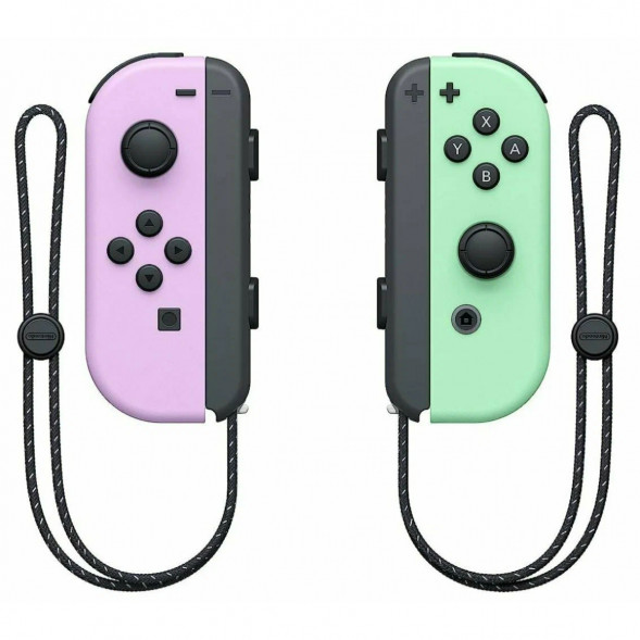 Геймпад Nintendo Switch Joy-Con controllers Duo, пастельный пурпурный / пастельный зеленый в Челябинске