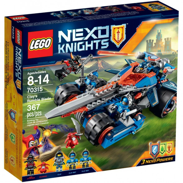 Конструктор LEGO Nexo Knights 70315 Устрашающий разрушитель Клэя в Челябинске