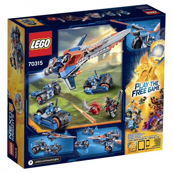 Конструктор LEGO Nexo Knights 70315 Устрашающий разрушитель Клэя в Челябинске