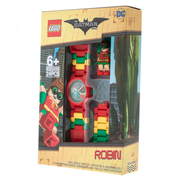 Часы LEGO Super Heroes 8020868 Batman Movie Робин с минифигуркой в Челябинске