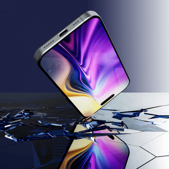 Закаленное стекло Graphene Rock Series 2.5D для iPhone 17 Pro в Челябинске