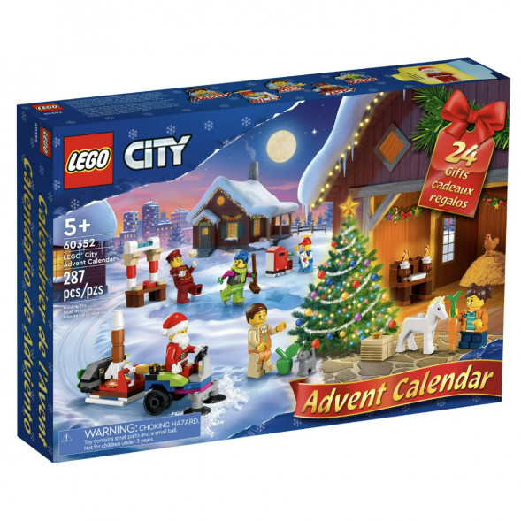 Конструктор LEGO City 60352 Рождественский новогодний календарь 2022 в Челябинске