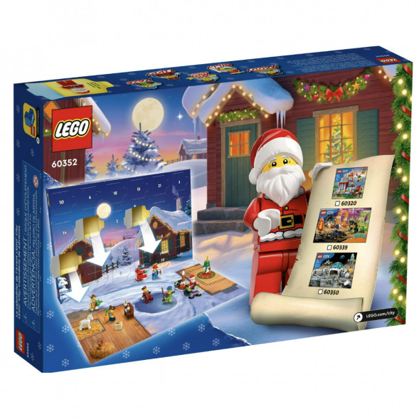 Конструктор LEGO City 60352 Рождественский новогодний календарь 2022 в Челябинске
