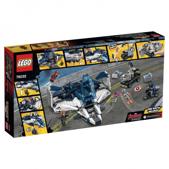 Конструктор LEGO Super Heroes 76032 Погоня на Квинджете Мстителей в Челябинске