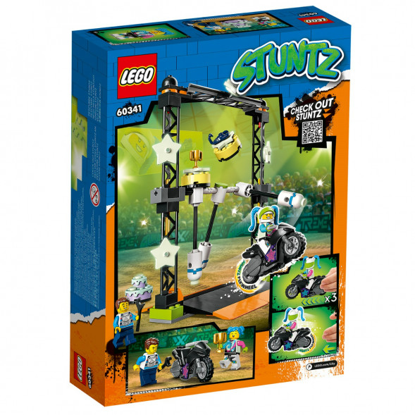 Конструктор LEGO City 60341 Трюковое испытание «Нокдаун» в Челябинске