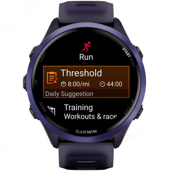 Умные часы Garmin Forerunner 570 47 мм Indigo Aluminium/Translucent Imperial Purple/Indigo 010-02971-02 в Челябинске