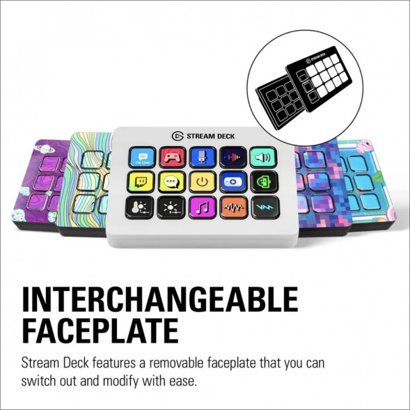 Контроллер Elgato Stream Deck MK.2, белый в Челябинске