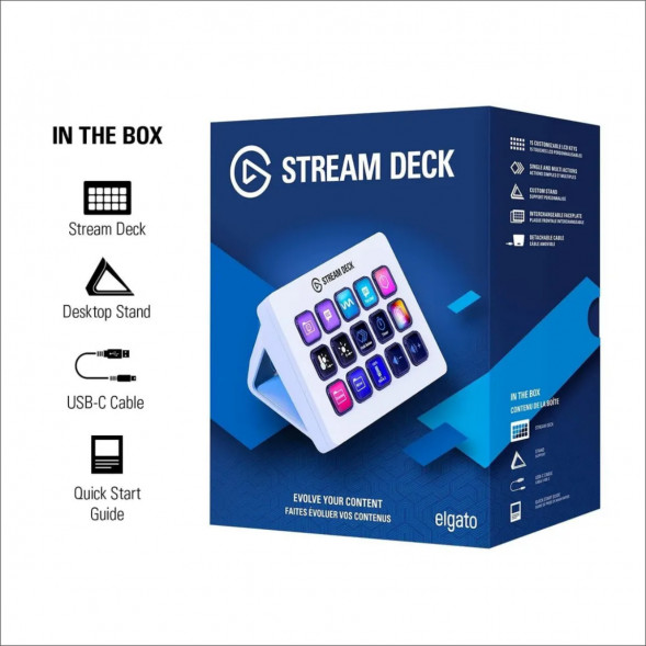 Контроллер Elgato Stream Deck MK.2, белый в Челябинске