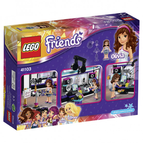 Конструктор LEGO Friends 41103 Поп звезда: студия звукозаписи в Челябинске