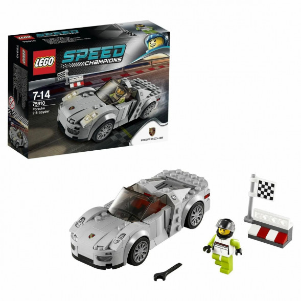 Конструктор LEGO Speed Champions 75910 Porsche 918 Spyde в Челябинске