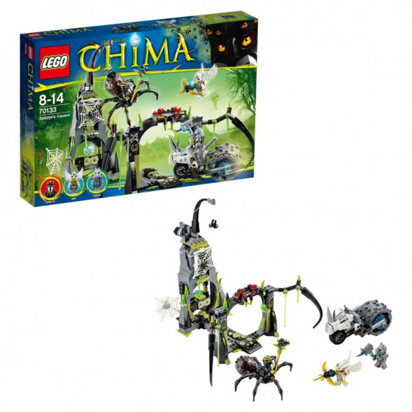 Конструктор LEGO Legends Of Chima 70133 Пещера Спинлина в Челябинске