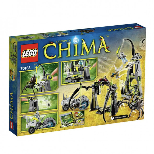 Конструктор LEGO Legends Of Chima 70133 Пещера Спинлина в Челябинске