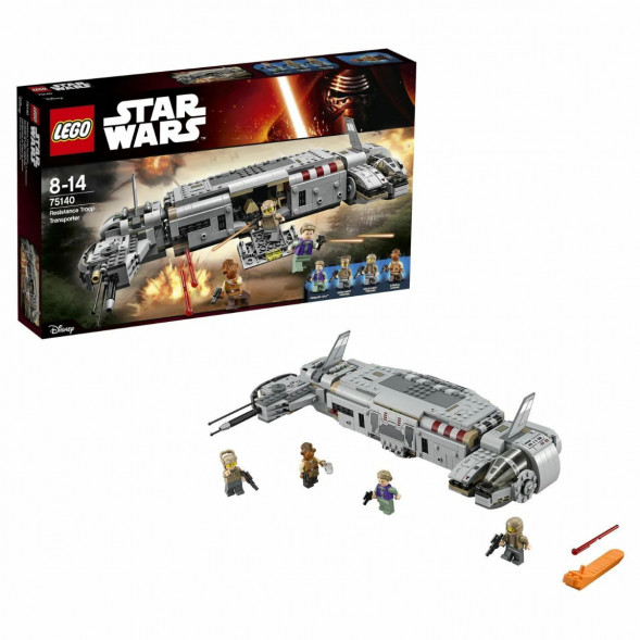 Конструктор LEGO Star Wars 75140 Военный транспорт Сопротивления в Челябинске