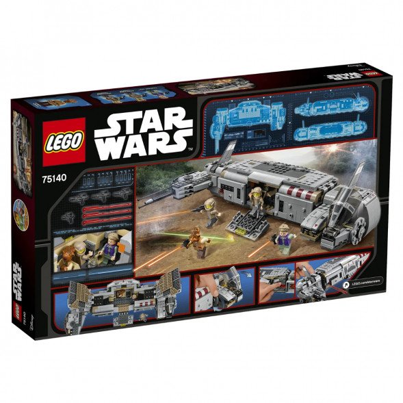 Конструктор LEGO Star Wars 75140 Военный транспорт Сопротивления в Челябинске