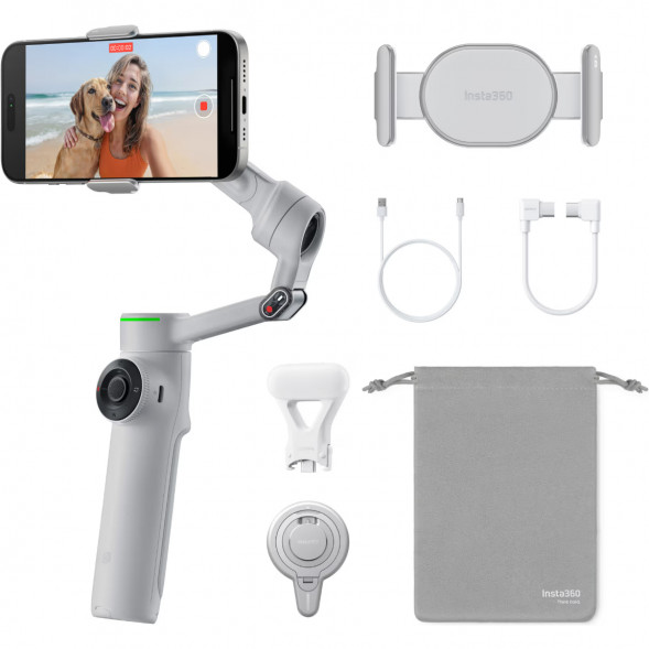 Стабилизатор Insta360 Flow 2 Pro Creator Kit, Stone Gray в Челябинске