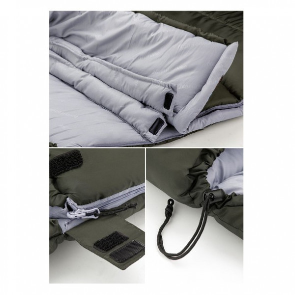 Спальный мешок Naturehike U350S (Левый), коричневый в Челябинске