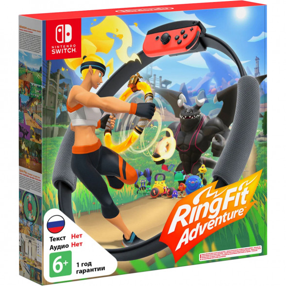 Ring Fit Adventure (Игра + контроллер Ring-Con + ремень на ногу Belt) [Nintendo Switch, английская версия] в Челябинске