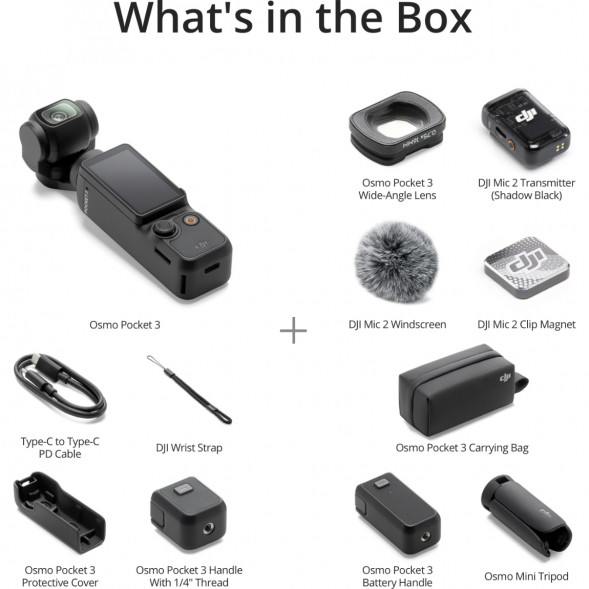 Экшн-камера DJI Osmo Pocket 3 Creator Combo в Челябинске
