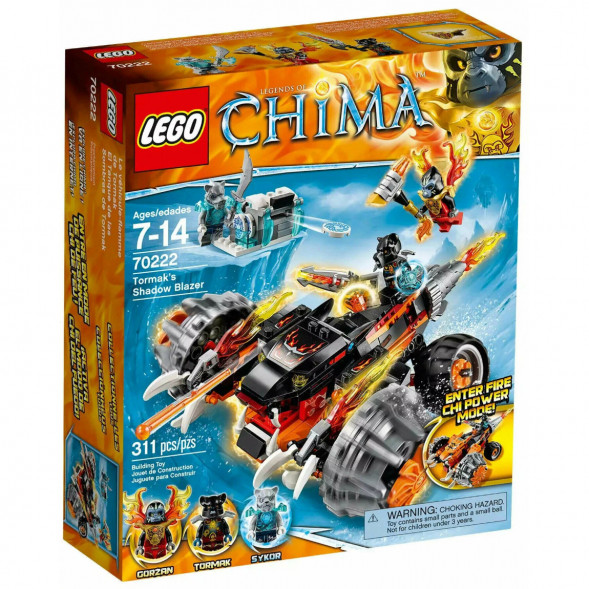 Конструктор LEGO Legends of Chima 70222 Огненный Вездеход Тормака в Челябинске
