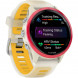 Умные часы Garmin Forerunner 570 42 мм Raspberry Aluminium/Translucent Bone/Mango 010-02970-02 в Челябинске