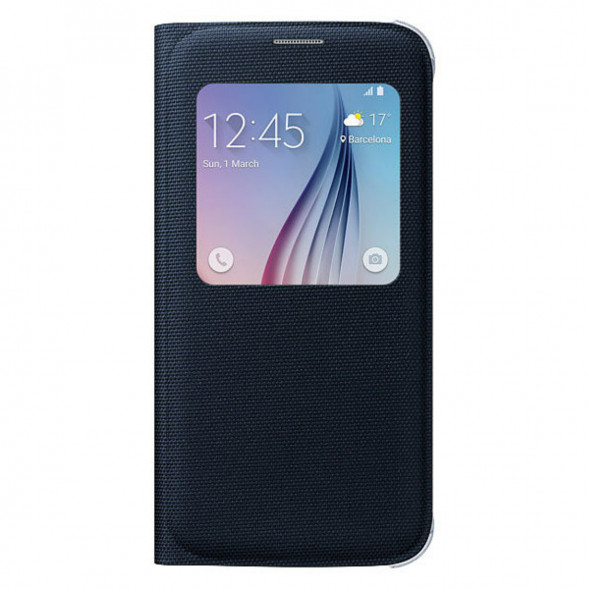 Чехол для Samsung Galaxy S6 S-View Cover (EF-CG920BBE), Black в Челябинске