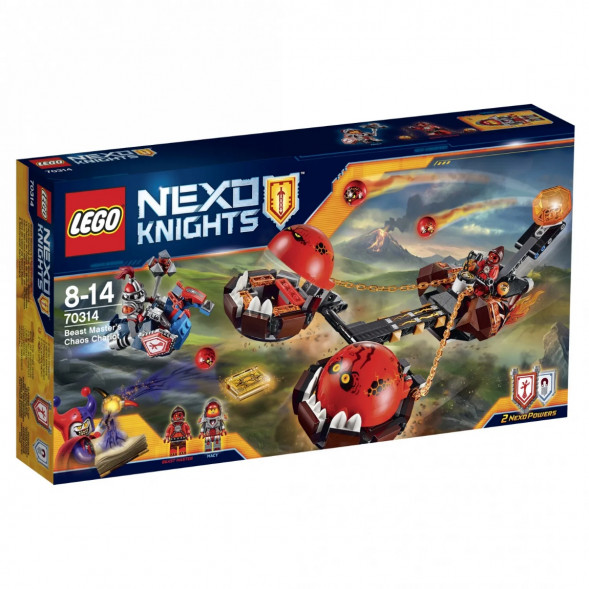 Конструктор LEGO Nexo Knights 70314 Безумная колесница Укротителя в Челябинске