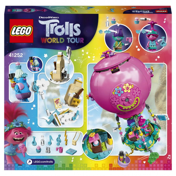 Конструктор LEGO Trolls 41252 Путешествие Розочки на воздушном шаре в Челябинске