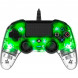 Геймпад проводной Nacon Illuminated Compact PS4, зеленый в Челябинске