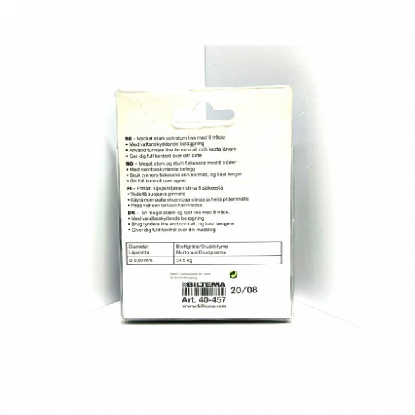 Леска Biltema 40-457 0,50mm 250m 34,5kg  (изумрудно-зеленый) в Челябинске