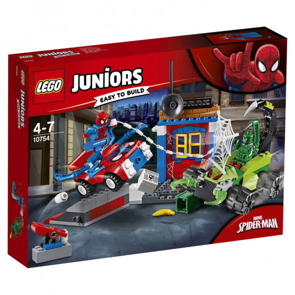 Конструктор LEGO Juniors 10754 Решающий бой Человека-паука против Скорпиона в Челябинске