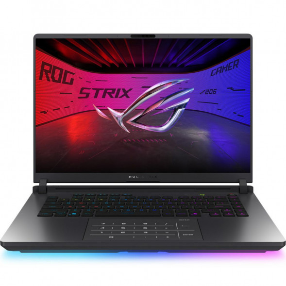 Ноутбук игровой ASUS ROG Strix G16 G615JMR-TS415 (16&amp;quot;, IPS, Intel Core i7-14650HX 2.2ГГц, 16-ядерный, 16ГБ DDR5, 512 ГБ SSD, NVIDIA GeForce RTX 5060 - 8 ГБ, без ОС), серый в Челябинске