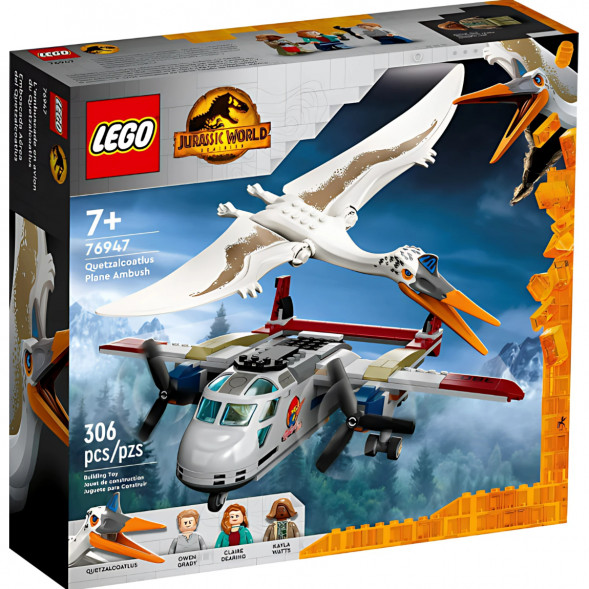 Конструктор LEGO Jurassic World 76947 Кетцалькоатль: нападение на самолёт в Челябинске