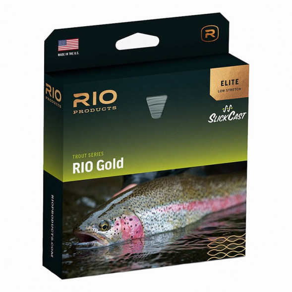 Леска RIO Elite Gold WF5F, Moss/Gold/Gray в Челябинске