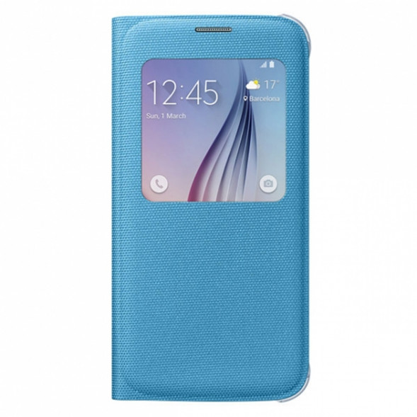 Чехол для Samsung Galaxy S6 S-View Cover (EF-CG920BLE), Blue в Челябинске