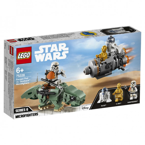 Конструктор LEGO Star Wars 75228 Спасательная капсула Микрофайтеры дьюбэк в Челябинске