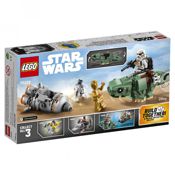Конструктор LEGO Star Wars 75228 Спасательная капсула Микрофайтеры дьюбэк в Челябинске