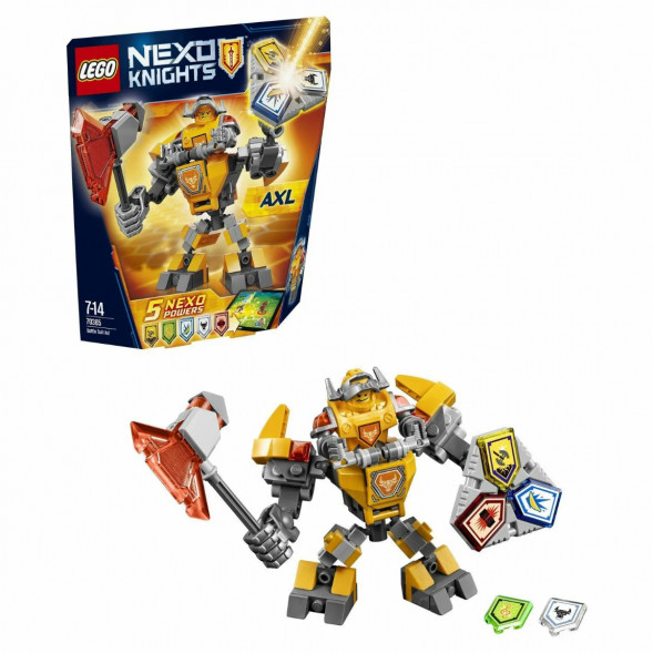 Конструктор LEGO Nexo Knights 70365 Боевые доспехи Акселя в Челябинске