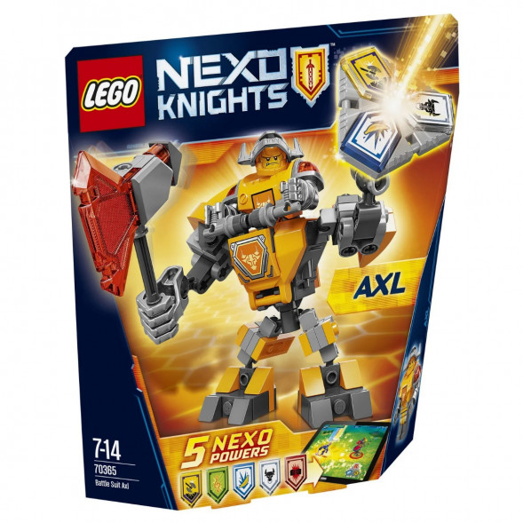 Конструктор LEGO Nexo Knights 70365 Боевые доспехи Акселя в Челябинске