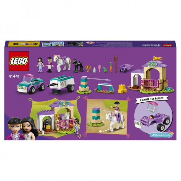 Конструктор LEGO Friends 41441 Тренировка лошади и прицеп для перевозки в Челябинске