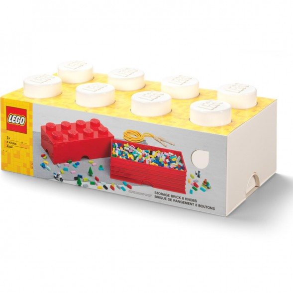 Пластиковый кубик для хранения LEGO Creator 4004, белый в Челябинске