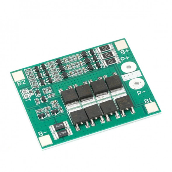 Плата защиты аккумулятора BMS 3S 25A для Li-ion в Челябинске