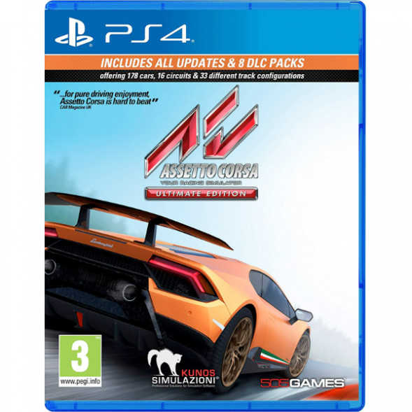Игра Assetto Corsa. Ultimate Edition [PS4, русские субтитры] в Челябинске