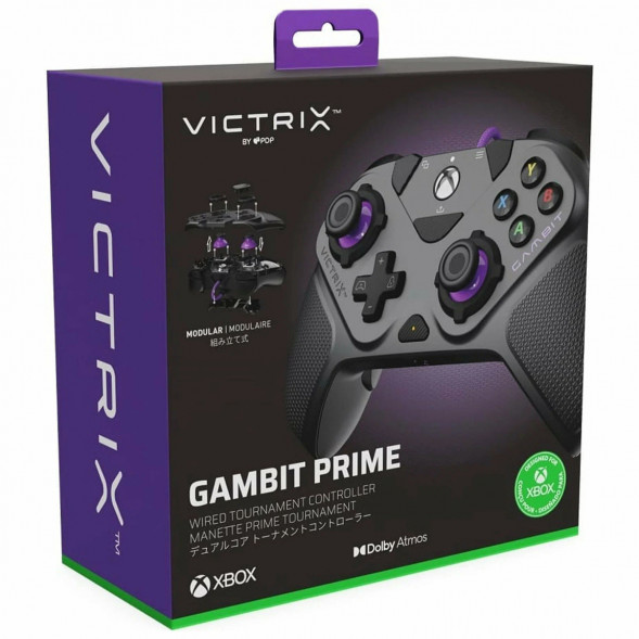 Проводной геймпад PDP Victrix Gambit Prime Tournament Controller Xbox One/Series/PC, черный в Челябинске